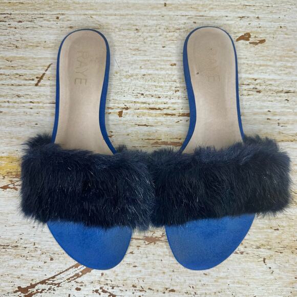 Raye Sawtelle Faux Fur Slides 6.5 - Picture 7 of 9